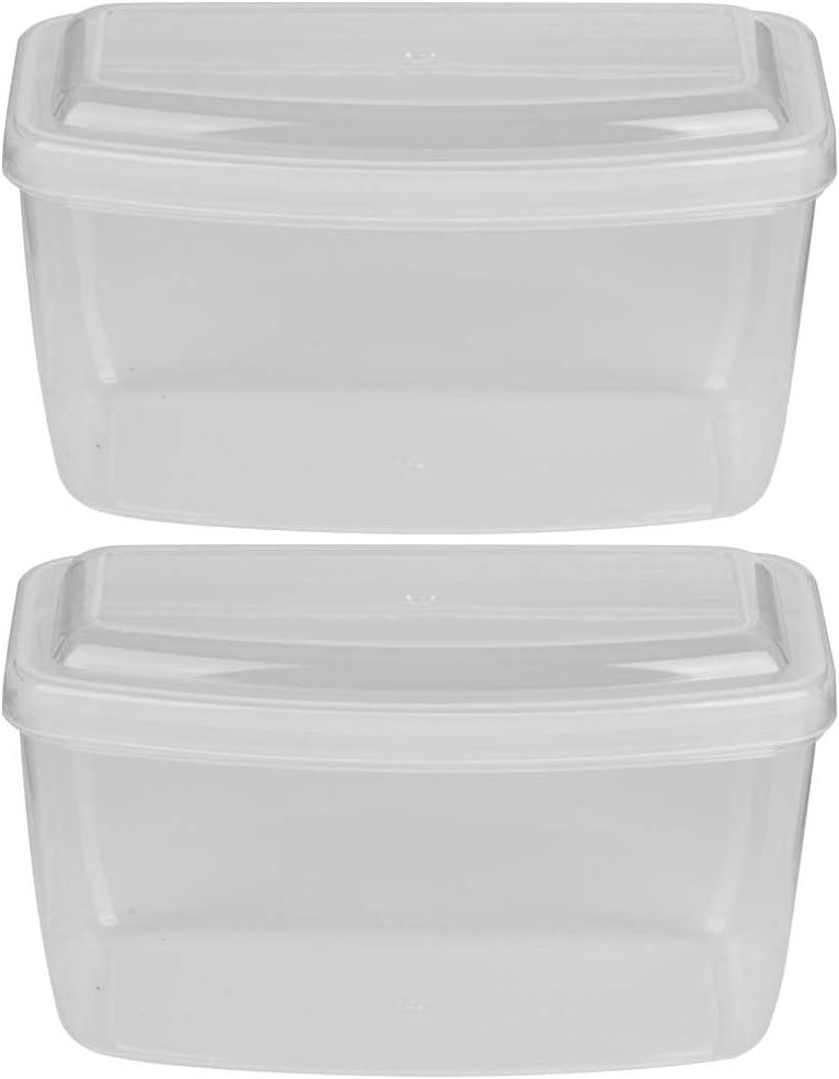 Hapivida Goggles Case, PP Plastic Storage Box for Diving Snorkeling Equipment with Dustproof Protection, Universal Fit, Value Pack of 2 for Swimming Accessories