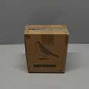 Quoowiit Sculptures Home Decor, Bird Figurine Shelf Decor, Modern Decorations for Living Room, Bedroom, Office, House, Resin Animal Statues and Figurine with Chic Polka Dots Art Design (Black)