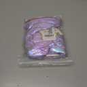 Hiroyuki Iridescent Makeup Bag, 14 inches Cosmetic Bag, Large Capacity Travel Pouch (Face, purple)