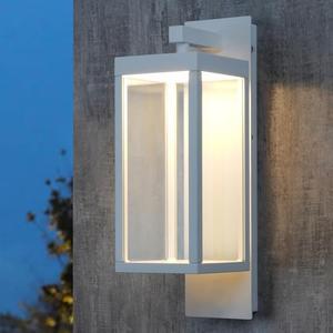 Modern Outdoor Light Fixtures Dusk to Dawn Outdoor Lighting,15" Exterior Wall Sconce, Porch Light, Black Garage Lights Wall Lamp, Waterproof Outdoor Lights for House, Garden, Front DoorWhite