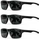 Sports Mens-Sunglasses Women Polarized-Sunglasses-Men: Sun Glasses with UV400 for Driving Running Cycling 2pc