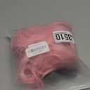 Long Pink Wavy Wig Middle Part for Women 26 Inch Light Pink Curly Wavy Wigs Natural Looking Synthetic Heat Resistant Fiber Wig for Daily Party Use