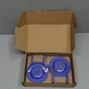 Hibbent 2 Pack Large 3-Inch Toilet Flapper Replacement Compatible with TOTO flapper Model THU140S- Oversized Sealing and Easy to Install- Blue