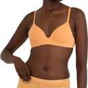Organic Basics Women's Core Wireless Plunge Bra (Orange, L)