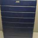 Wrangler Smart Spinner Hardside Luggage, 3 Piece Set, Navy Blue