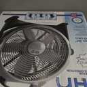 MAN 20-Inch Floor Fan, Gray and Black, High-Velocity Air Circulator, Adjustable Tilt, Indoor Cooling