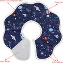 Soft Cat Cone, Adjustable Recovery Collar After Surgery to Prevent Licking Wound, Protective Cat Neck Cone, Comfortable Pet Elizabethan Collar for Cats Kittens and Puppies (M) (Blue)
