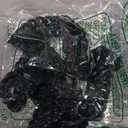 Black Dog Chain Collar Stainless Steel Black Dog Collar Adjustable Walking, Metal Cuban Link Dog Collar Chew Proof Double Row Chain Dog Collar for Large Small Medium Dogs (XL 26" -28")