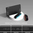 2 x JEMDO Textured Grip Protective Case Compatible with Nintendo Switch 2 (2025) Only  Black Matte Shockproof TPU Shell with Anti-Slip Handles, Ergonomic & Comfort Slim Back Cover