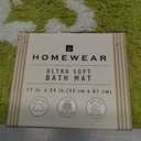 Homewear Bath Mat 17inch x 24inch