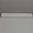 32 x 3.5 x 3.5 Inch Long Rectangular Planter Box Window Sill Plant Box Metal Water Trough Indoor Large Modern Steel with Drainage Holes Herb Garden Home(White)