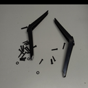 TV Legs for TCL Roku TV Stand Legs, for 28" 32" 40" 43" 49" 50" 55" 65" Roku Smart TV, Replacement Legs for TCL TV Legs 55S401 50S546 50S423 43S431 40S325 28S405 with Screws