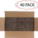 Calenzana 8x6x4 Shipping Boxes Set of 40, White Corrugated Cardboard Box for Mailing Packing Gifts Small Business