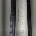 NUMOYA Go Brush Pro 2026, Portable Straightener Brushs for Travel, with 30s Fast Heat, 3 Temperature Settings (Black)