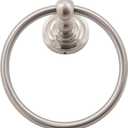 Charlotte Towel Ring, Satin Nickel by Stone Harbor Hardware