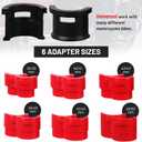 Motorcycle Fork Seal Driver Tool Kit Universal 14PCS Fork Seal Installer Driver Removal Set for 35MM 36MM 40MM 41MM 42MM 43MM 45MM 46MM 47MM 48MM 49MM 50MM