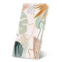 Nipichsha Womens Wallet, RFID Slim Wallets for Women, Thin Ladies Credit Card Holder Purse, Cute Leather Bifold Clutch Billfold with 11 Card Slots & ID Window, Boho Leaves