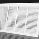 Return Air Filter Grille 24x12,Air Return Vent Cover for 24"W x 12"H Duct Opening,Steel HVAC Vent Covers for Wall and Ceiling,Holds 1" Thick AC Filter, For 24''W12''H-Duct Opening