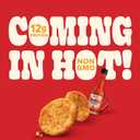 Pure Protein Franks Red Hot Popped Crisps Spicy Protein Snack 12g Plant Based Protein, Gluten Free, Non GMO, Vegan, Air Popped & Puffed Crisps Healthy Protein Snacks 12 Pack (EXP 08/18/26)