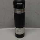 Stanley Quick Flip GO Water Bottle 24 oz | Push Button Lid | Leakproof and Packable for Travel and Sports | Insulated Stainless Steel | BPA-Free | Black 2.0