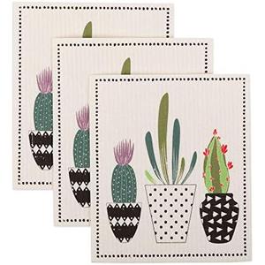 DII Swedish Dishcloths for Kitchen & Cleaning, Reusable, Machine Washable & Dishwasher Safe, Biodegradable, 7.75 x 6.75, Succulents, 2 Piece DII Swedish Dishcloths for Kitchen & Cleaning, Reusable, Machine Washable & Dishwasher Safe, Biodegradable, 7.75 x 6.75, Succulents, 2 Piece