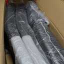 VECELO Upholstered Dining Chairs Set of 4, Modern PU Leather and Solid Wood Legs & High Back,Parsons for Kitchen/Living Room- Black