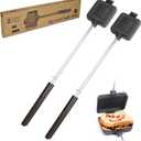AILITOR Cast Iron Camp Pie Cooker, Campfire Sandwich Maker (Pack of 2)