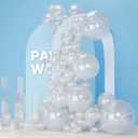 PartyWoo Clear Balloons 140 pcs Different Sizes of 18 12 10 5 Inch Transparent Bubble Latex Helium Balloon Arch Kit Garland for Graduation Wedding Baby Shower Birthday Party Decorations Clear-Y2