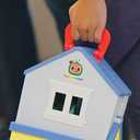 CoComelon Deluxe Family House Playset with Music and Sounds - Includes JJ, Family, Friends, Shark Potty, Crib, Sofa, Chair, High Chair, Dining Room Table, Fridge, Activity Sheet 