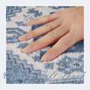 Seavish Large Blue Boho Bathroom Rugs, 24x60 Inch Vintage Farmhouse Absorbent Bath Mat, Washable Non Slip Bathroom Runner for Vanity Sink Tub Laundry, Oriental Distressed Plush Microfiber Bath Rugs