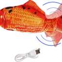 Chairman Meow Revolutionary Flopping Fish Cat Toy - Rechargable Battery Included - Lifelike Fun and Aquatic Delights - Carp, 1-pack