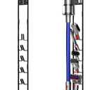 Lasvea Vacuum Stand for Dyson V6, V7, V8, V10, V11, V12, V15 Cordless Cleaners - Heavy Base Metal Bracket Holder with Trigger Lock, On/Off Control Clamp, Accessory & Attachment Storage