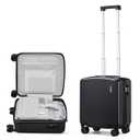 Hanke 16 Inch Underseat Carry On Luggage, Airline-Approved Hard Shell Small Suitcase with Spinner Wheels, Lightweight Tsa Lock Travel Luggage for Short Trips