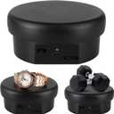Rotating Display Stand Turntable Stand 4.72'' Spinning Stand for Product Shows Black