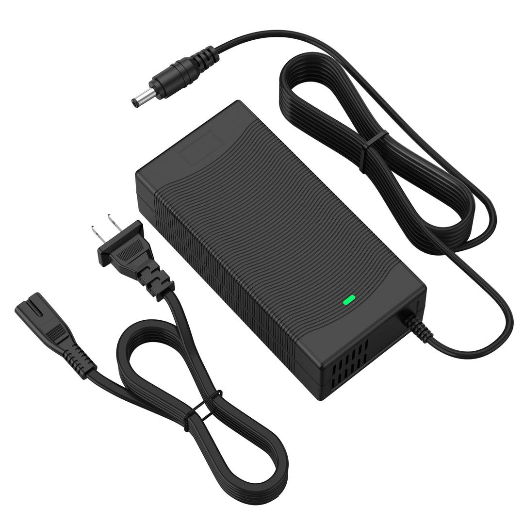 54.6V 2A AC/DC Adapter Charger Compatible with Joyor S5 / G5 / Y7-S / Y7-S Pro 800W 48V 48VDC Lithium-ion Li-ion Battery Pack Electric Scooter Power Supply Cord Cable