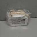 Kigeli 4 Pcs Clear Makeup Bags for Car Essential, Waterproof Clear Travel Toiletry Organizer Leather Makeup Bags with Handle Zipper, Small Cosmetic Pouch Set for Women Car Gift(Nude Color)