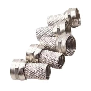 9  Pack RG6 F-Type Twist-On Coaxial Connectors, Tool-Free & Crimp-Free Design for Satellite, Internet & HD TV Cable