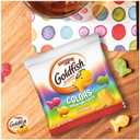 Goldfish Colors Cheddar Crackers, Snack Pack, 0.9 oz, 9 CT Multi-Pack Tray (EXP 10/12/25)