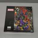 Buffalo Games - Marvel - Go Down Swinging - 500 Piece Jigsaw Puzzle for Adults -Challenging Puzzle Perfect for Game Nights - Finished Size is 21.25 x 15.00