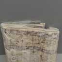 LIVEBOX Washable Rug 2x3 Kitchen Mats for Floor Entryway, Non Slip Front Door Mat for Bathroom Hallway, Boho Low-Pile Small Carpet Farmhouse Throw Indoor Rugs for Bath Sink, Tan