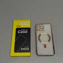 JETech Soft Clear Case for iPhone 13 Pro Max 6.7-Inch, Camera Lens Full Protection, Compatible with MagSafe Wireless Charging, Shockproof Electroplated TPU Phone Cover (Gold)