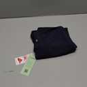 G4Free Barefeel Fleece Lined Maternity Leggings with Pockets Over The Belly Pregnancy Yoga Pants (Large, Dark Navy)