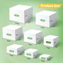 10 Pcs Acrylic Buffet Risers, Large Stackable Food Display Stand, Nesting Cube Box with Hollow Bottom, Food Risers for Buffet Table Dessert Jewelry Catering(10'' 9'' 8'' 7'' 6'' 5'' 5'' 4'' 4'' 3'')