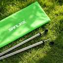 Tarp Poles Adjustable Heavy Duty 90 in Camping Tent Poles for Tarp Portable Telescoping Tent Poles for Awnings Canopy Rain Fly Shelter Set of 2