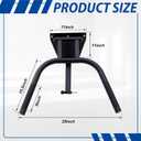 Zonon Wall Mount Dip Station Dip Bar Heavy Duty Wall Mount Pull up Bar for Home Gym Power Strength Training Workouts L Sits Knee Raises Gymnastics and Upper Body Fitness Training Max Capacity 400 lb