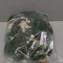 Adeeing Christmas Garland with Lights, Champagne Gold 6FT 20LED Pre-Lit Christmas Garland with Ball Ornaments, Ribbons, Pine Cones and Artificial Antlers for Door Mantle Stairs Christmas Decoration