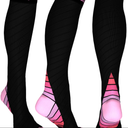 Physix Gear Compression Socks 20-30 mmHg - Men & Women - Running, Nurses, Shin Splints, Flight, Travel, L/XL