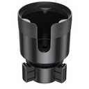 Car Cup Holder Expander Adapter, Compatible with Hydro Flask, Yeti, Nalgene 32/40 oz Fits Large Bottles and Mugs Drink Holder Extender with Adjustable Base for Most Car (Black)
