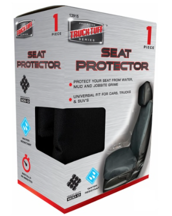 Truck Tuff Heavy Duty Seat Protector - Black