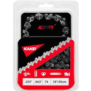 KAKEI Chainsaw Chain 18 Inch .325" Pitch .063" Gauge 74 Drive Links- 26RS 74 Fits Stihl MS271 Farm Boss, MS291, MS311 and More- 36390050074, V74 (1 Chain) - Full Chisel